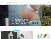 Tablet Screenshot of lagravidanza.net